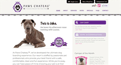 Desktop Screenshot of pawschateau.com